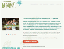 Tablet Screenshot of lapalma-wandelen.nl